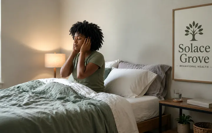 Two people connecting in a calm setting representing couples therapy